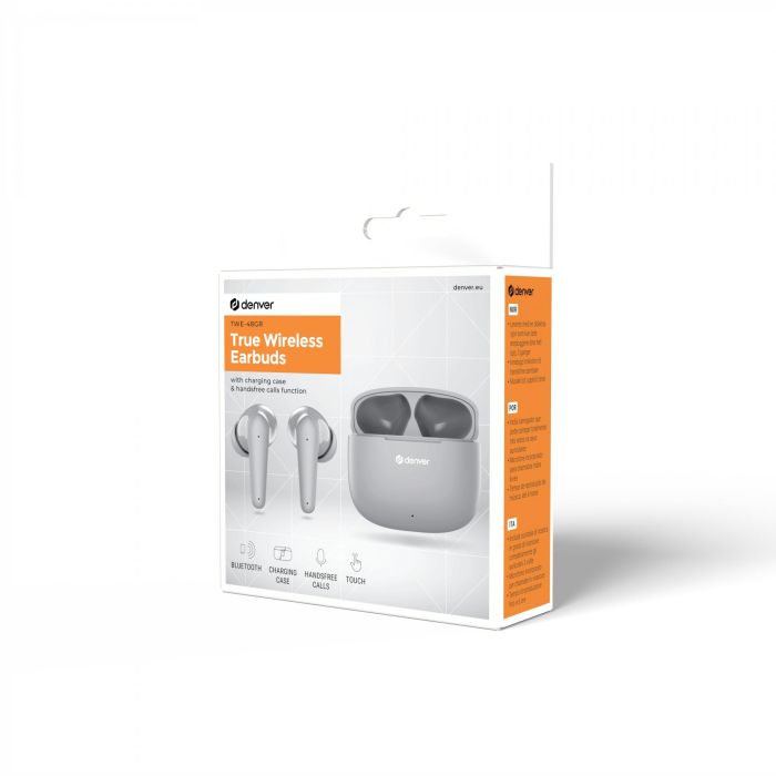 Auriculares Bluetooth Denver Electronics TWE-48GR 6 Auriculares Bluetooth Denver Electronics TWE-48GR 6