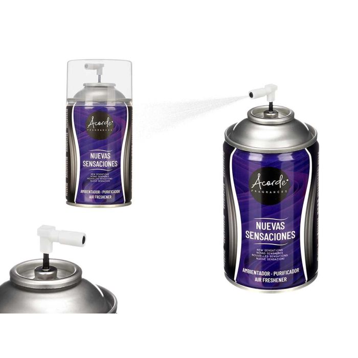 Ambientador Aerosol Sensaciones Acorde 250 ml - Estampado, 6.5x14.5x6.5 cm (6 Unidades) Ambientador Aerosol Sensaciones Acorde 250 ml - Estampado, 6.5x14.5x6.5 cm (6 Unidades)