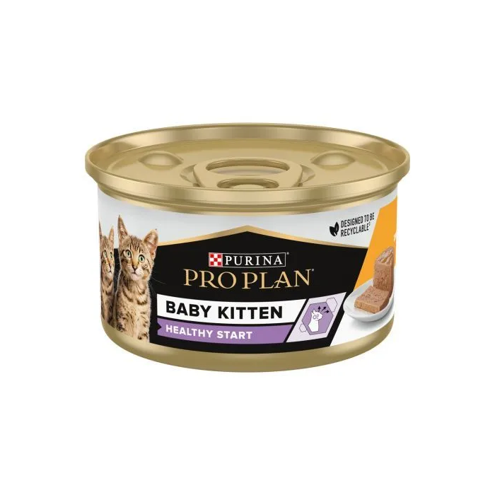 Purina Pro Plan Feline Baby Kitten Mousse Pollo 24x85 gr