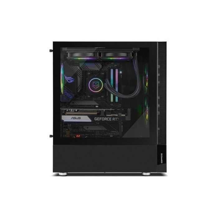NOX Hummer Nemesis Semitorre Gaming Midi Tower Negra, Doble Cristal Templado ARGB, Soporte ATX/Micro ATX, Refrigeración Líquida 2