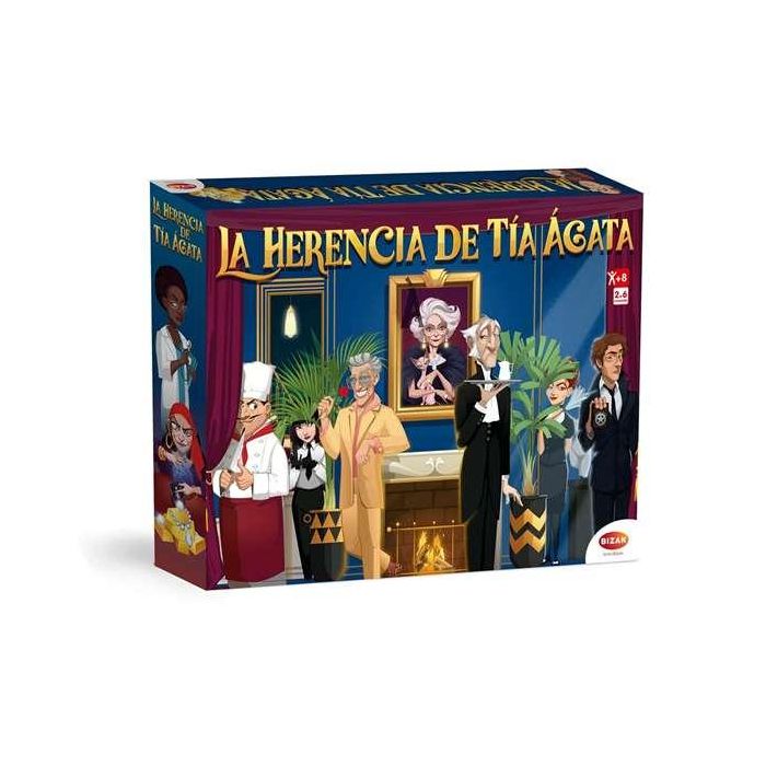 Bizak 62855053 Juego de mesa La Herencia de Tía Ágata para +8 años 2