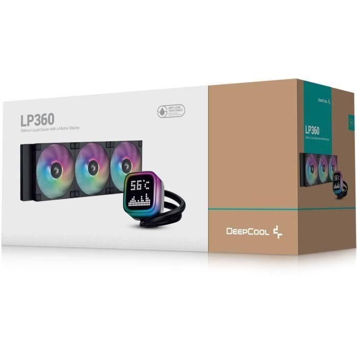 Deepcool DEE1738753565978 Refrigeración Líquida AIO LP360 - 3 Ventiladores ARGB 120 mm - Negro 3 Deepcool DEE1738753565978 Refrigeración Líquida AIO LP360 - 3 Ventiladores ARGB 120 mm - Negro 3