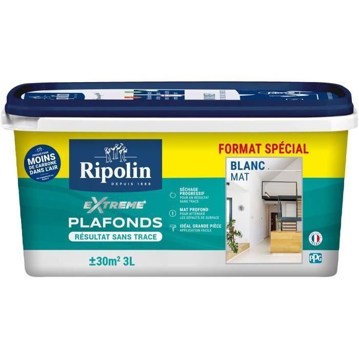 RIPOLIN Pintura de protección extrema para techos habitación grande 3l