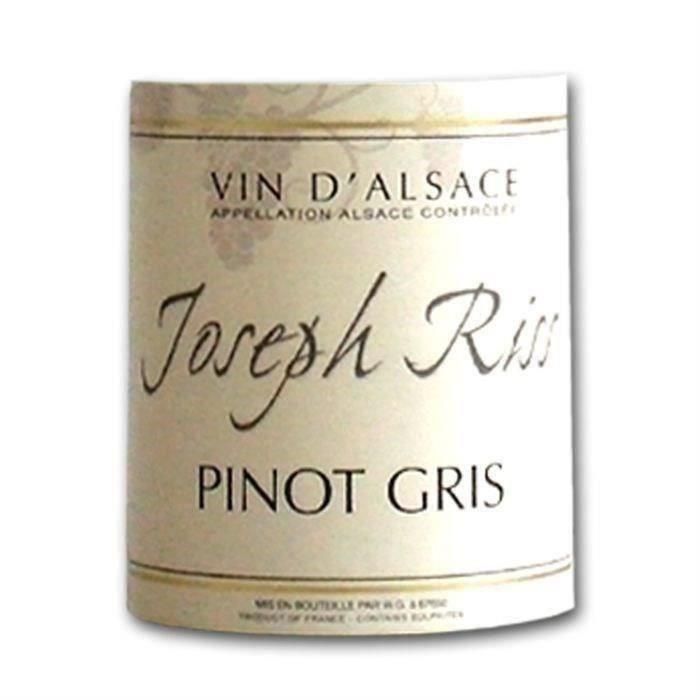 Joseph Riss Pinot Gris - Vino blanco de Alsacia 1