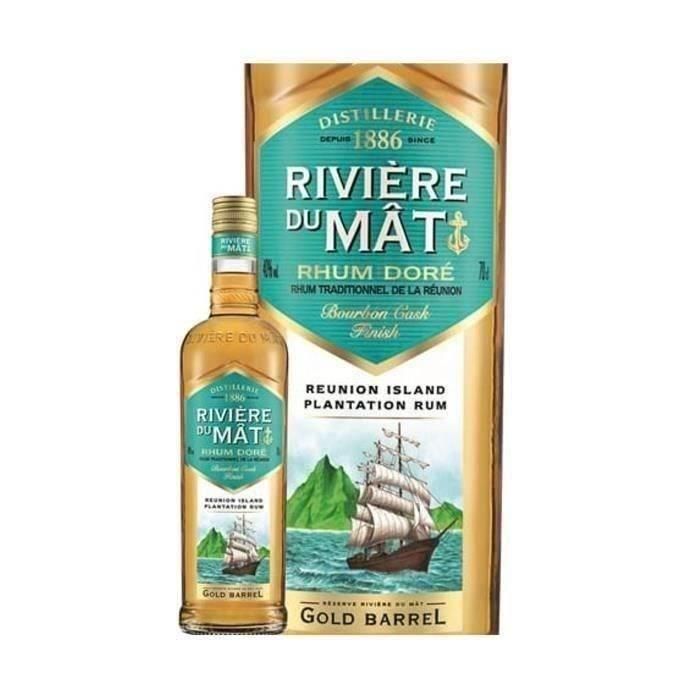 Riviere du Mât - Ron dorado de la reunión - 40% - 70 cl