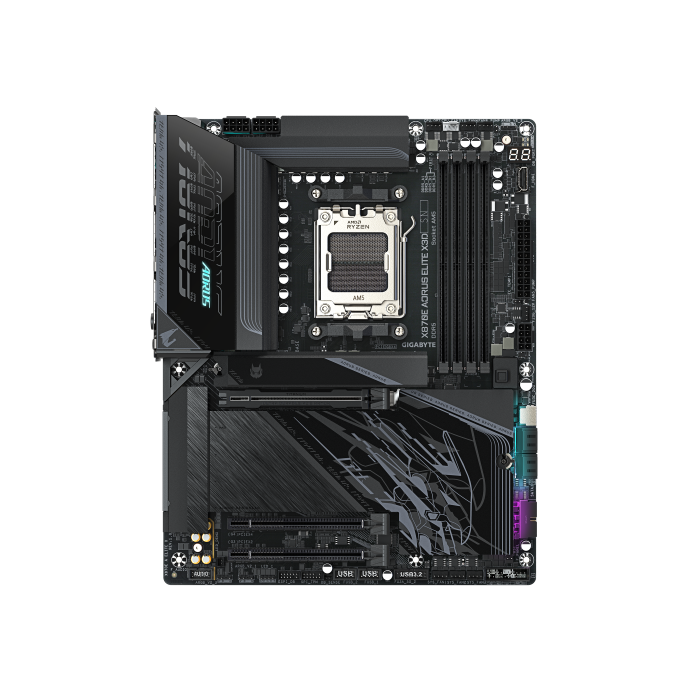 Placa Gigabyte X870 Aorus Elite X,Amd,Am5,X870,4Ddr5,256Gb,1Hdmi+2Usb4,2Sata6+2M.2,5Gblan+Wifi7+Bt5.4,10Usb3.2,Atx 1