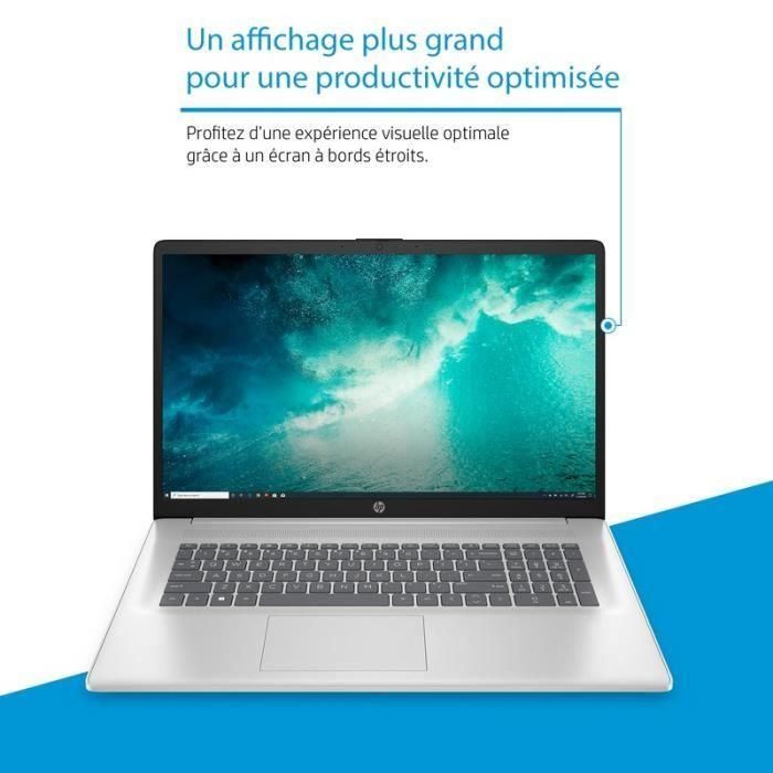 PC portátil HP 17-cn3013nf - 17.3 FHD+ - Core i3-N305 - 8 GB de RAM - Almacenamiento SSD de 512 GB - Windows 11 - AZERTY 5 PC portátil HP 17-cn3013nf - 17.3 FHD+ - Core i3-N305 - 8 GB de RAM - Almacenamiento SSD de 512 GB - Windows 11 - AZERTY 5