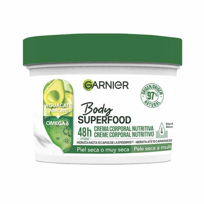 Garnier Body Superfood Crema Corporal Nutritiva 380 mL