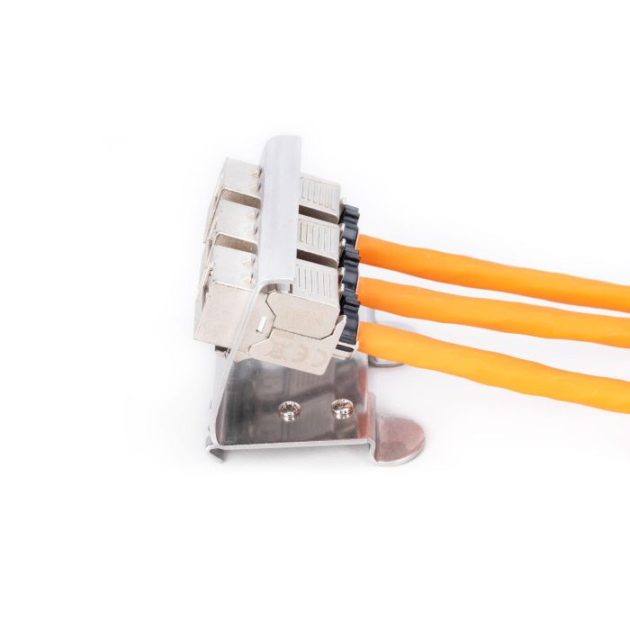 Digitus Adaptador de Carril DIN para 3 Módulos Keystone 5