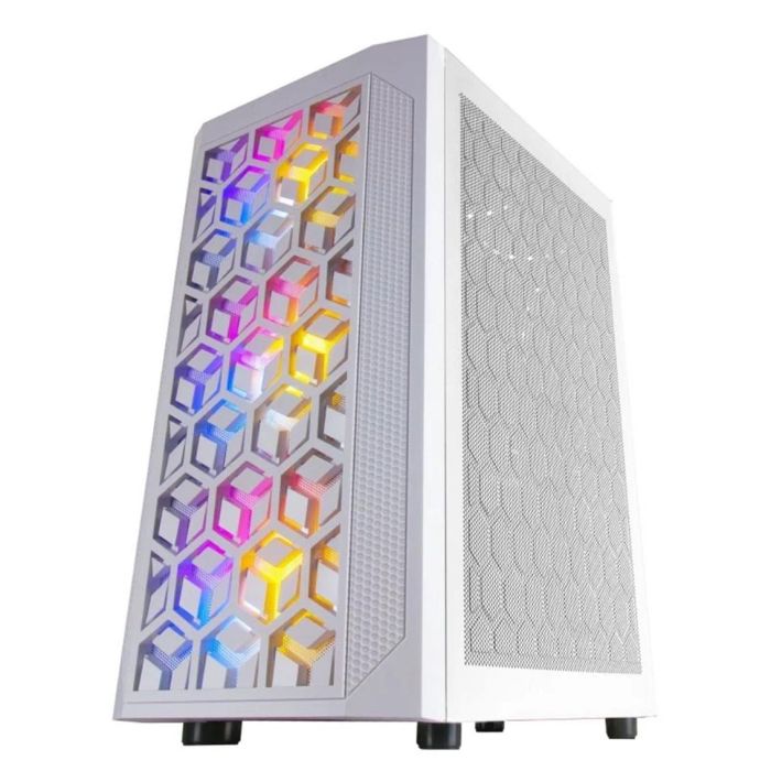 Mars Gaming MCMESHW Caja PC Micro-ATX Blanca – MESH 360º, 3 Ventiladores FRGB, Ultra-cooling, Mini-Torre 2 Mars Gaming MCMESHW Caja PC Micro-ATX Blanca – MESH 360º, 3 Ventiladores FRGB, Ultra-cooling, Mini-Torre 2