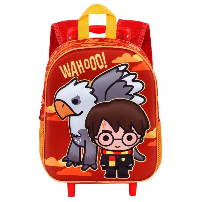 Mochila 3D con Ruedas Pequeña Buckbeak Harry Potter Naranja 1 Mochila 3D con Ruedas Pequeña Buckbeak Harry Potter Naranja 1