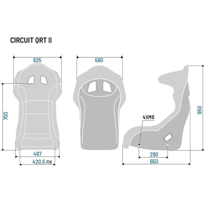 Asiento Circuit Ii Qrt S008011RNR 5 Asiento Circuit Ii Qrt S008011RNR 5