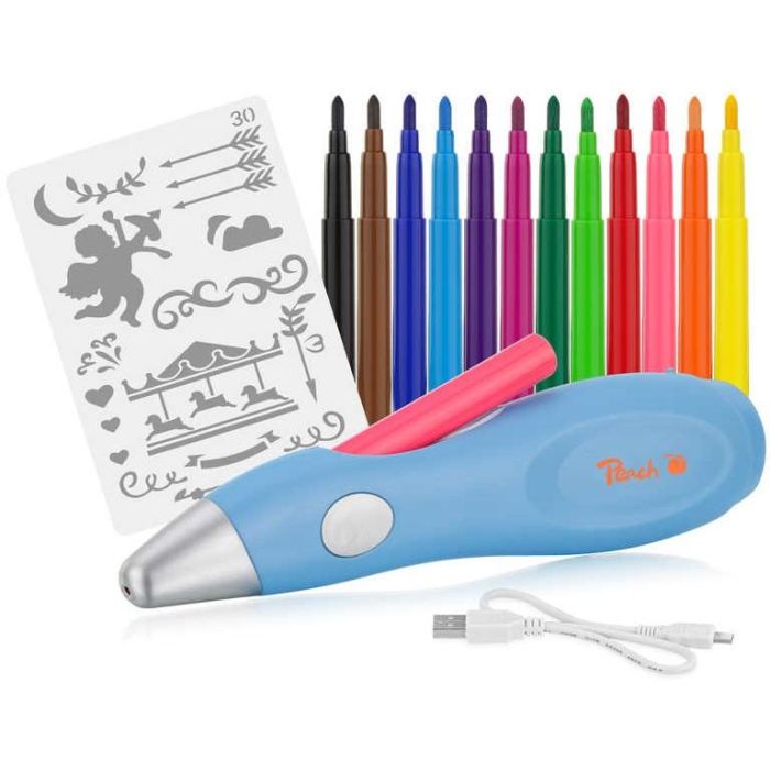 Peach PO150 Set de Pulverización de Aerógrafo Eléctrico