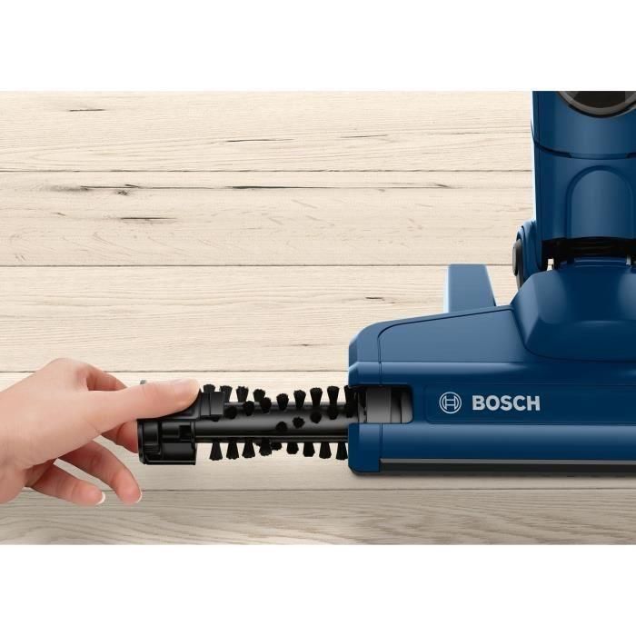 Aspirador escoba inalámbrico - BOSCH BBHF216 - 16 V máx. - Batería de litio - 36 min - Aspirador de mesa integrado - Azul 4