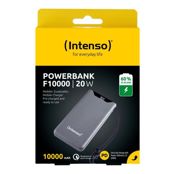 Powerbank INTENSO 7332034 F10000 Gris 20 W 10000 mAh 2
