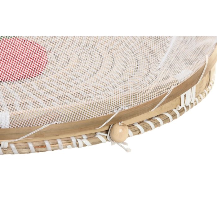 Cubreplatos  DKD Home Decor Natural Multicolor 40 x 24 x 40 cm (2 Unidades) 4