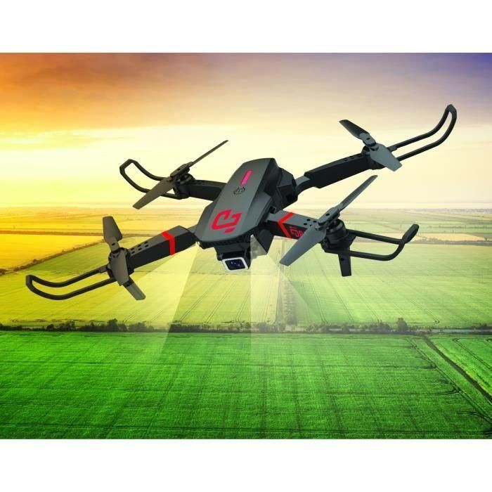 Elite Drone MKX - Drone - TURBO CHALLENGE - Dispositivo volador - Negro - 2 Baterías Recargables y Baterías Incluidas 5 Elite Drone MKX - Drone - TURBO CHALLENGE - Dispositivo volador - Negro - 2 Baterías Recargables y Baterías Incluidas 5