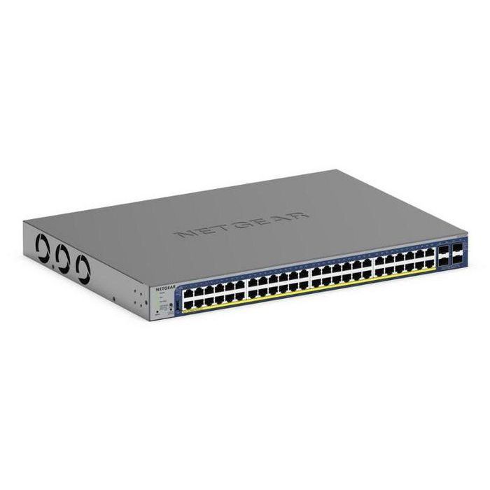 NETGEAR GS752TXP-300EUS Switch Gestionado 48x GE PoE+ (390W) con 4x SFP+ 10G Montaje en Rack 0 NETGEAR GS752TXP-300EUS Switch Gestionado 48x GE PoE+ (390W) con 4x SFP+ 10G Montaje en Rack 0