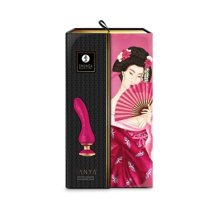 Masajeador Shunga Sanya Rojo Fucsia 1 Masajeador Shunga Sanya Rojo Fucsia 1