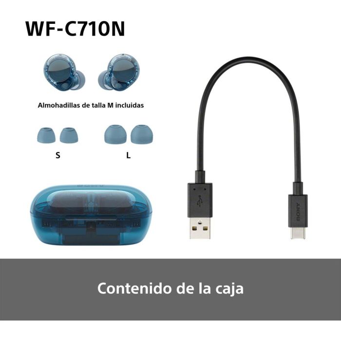 Auriculares Sony WFC710NL.CE7 Azul 7 Auriculares Sony WFC710NL.CE7 Azul 7