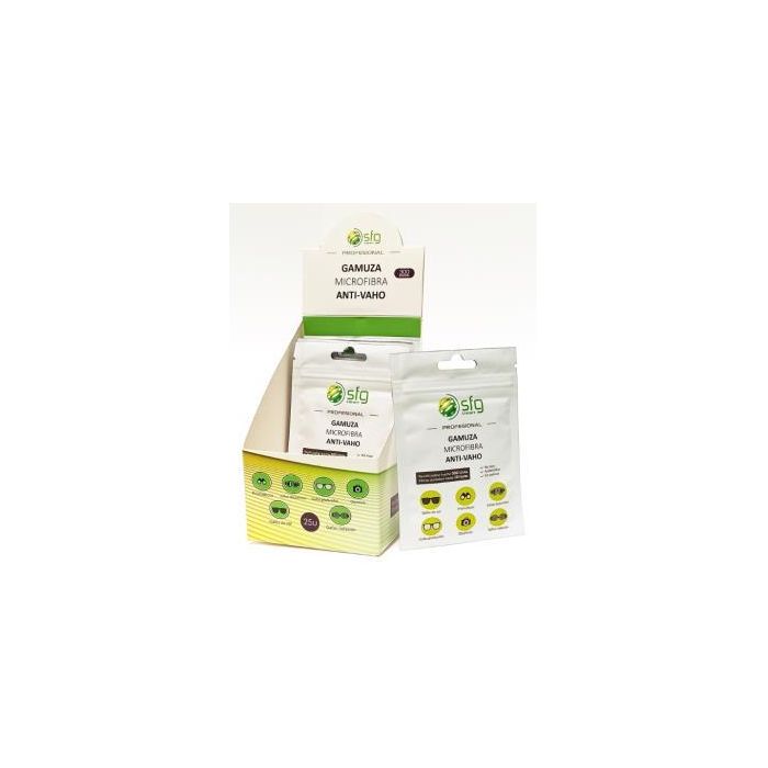 SFG CLEAN Gamuza de Microfibra Anti-Vaho - Paquete de 25 Unidades