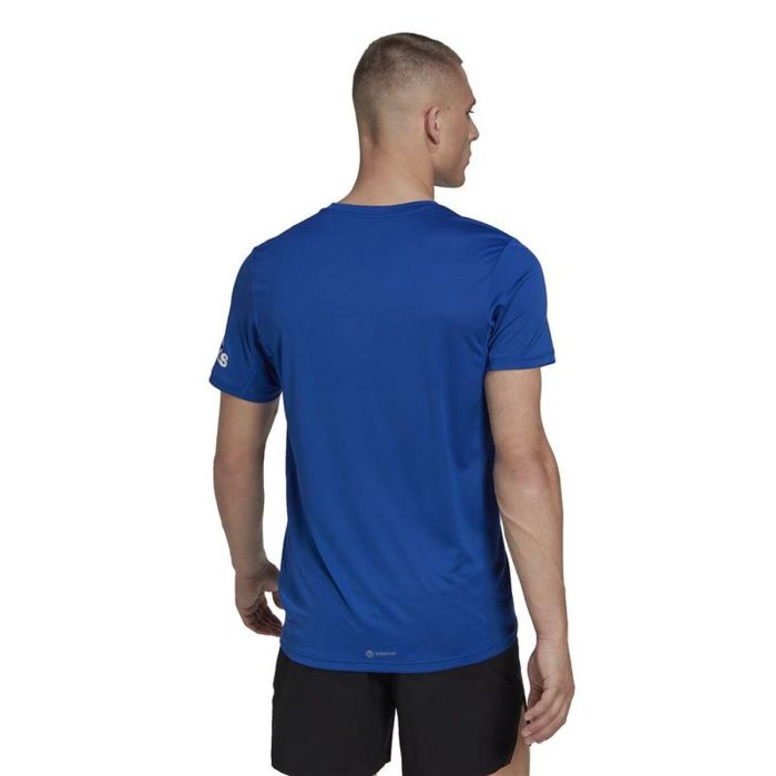 Camiseta de Manga Corta Hombre Adidas HL3968 Azul