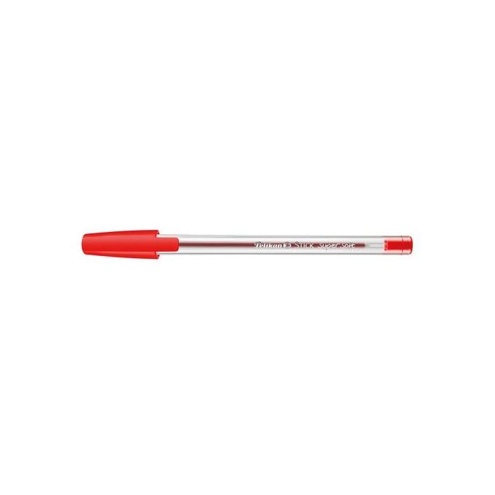 Pelikan Boligrafo Stick Super Soft Rojo Tinta Aceite Escritura Suave Uso Escolar Oficina Pelikan Boligrafo Stick Super Soft Rojo Tinta Aceite Escritura Suave Uso Escolar Oficina