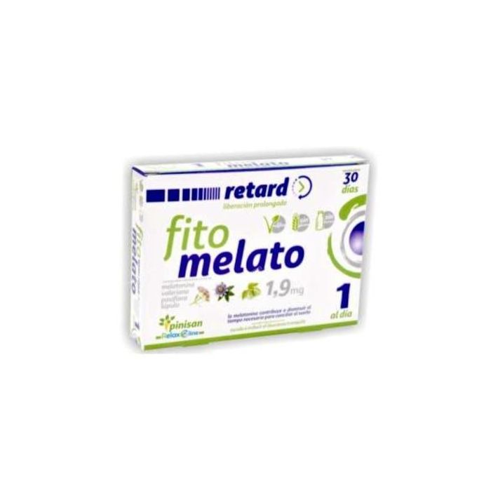 PINISAN Relax Line Fitomelato Retard 30 Cápsulas - Melatonina y Extractos de Plantas para Conciliar el Sueño