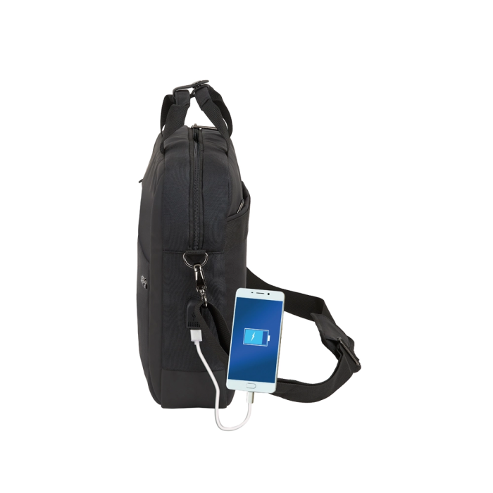 Safta Maletín para Portátil 15,6" Business 41x90x33cm Negro Nylon Gucci 900D + Piel PVC 5 Safta Maletín para Portátil 15,6" Business 41x90x33cm Negro Nylon Gucci 900D + Piel PVC 5