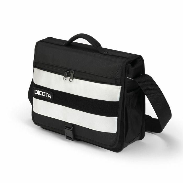 Dicota Messenger Bag, REFLECTIVE, black Dicota Messenger Bag, REFLECTIVE, black