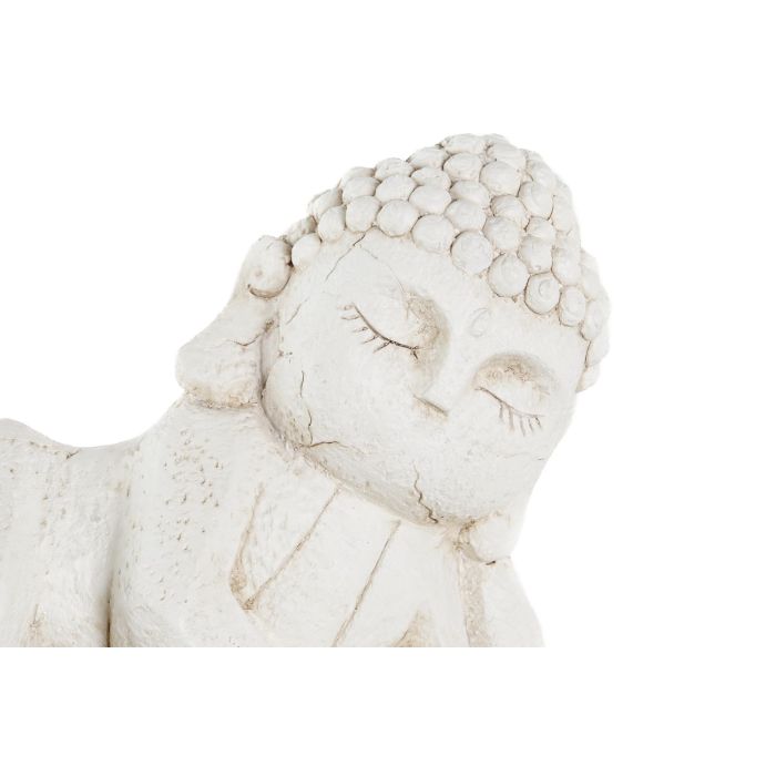 DKD Home Decor Figura Oriental Buda Elefante de Magnesia Blanco 24x46x42 cm 1 DKD Home Decor Figura Oriental Buda Elefante de Magnesia Blanco 24x46x42 cm 1