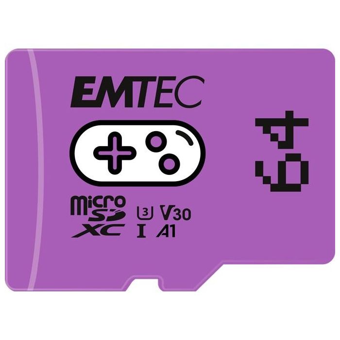 CARD Emtec m64GB UHS-I U3 V30 A1 Gaming Purple 0 CARD Emtec m64GB UHS-I U3 V30 A1 Gaming Purple 0