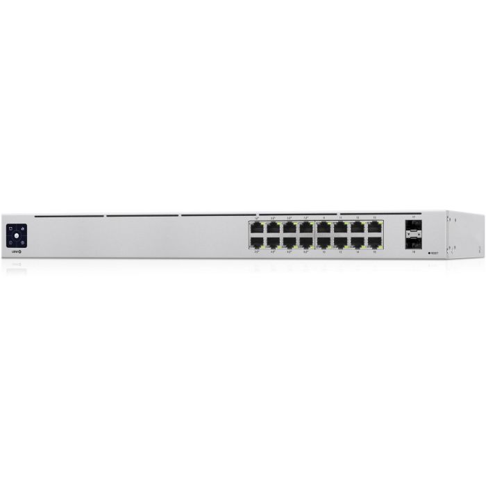 Ubiquiti UniFi Switch Gestionado L2/L3 16 Puertos PoE Gigabit Ethernet (10/100/1000) Montaje Rack 1U Plata 2 Ubiquiti UniFi Switch Gestionado L2/L3 16 Puertos PoE Gigabit Ethernet (10/100/1000) Montaje Rack 1U Plata 2