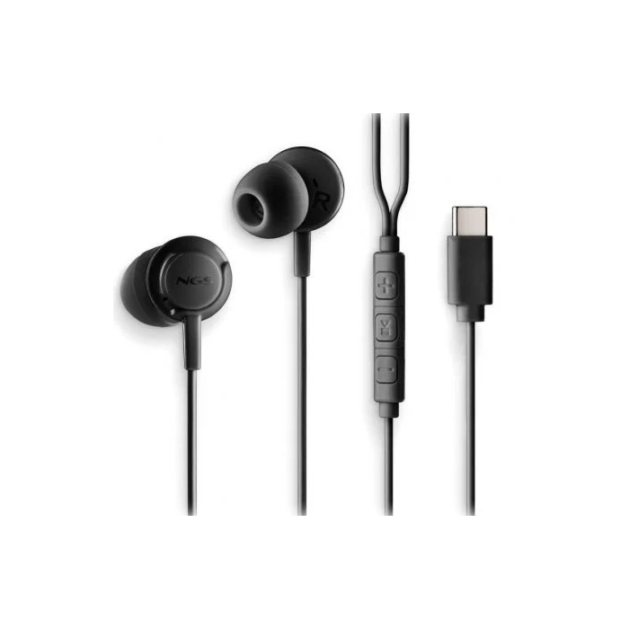 Auriculares NGS CROSSSTEPBLACK Negro