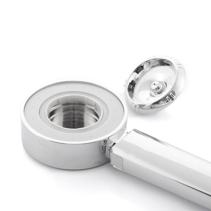 Innovagoods Mango de Ducha Doble con Dispensador 3 en 1 Xawara con Depósito para Gel y 2 Modos de Salida de Agua 1 Innovagoods Mango de Ducha Doble con Dispensador 3 en 1 Xawara con Depósito para Gel y 2 Modos de Salida de Agua 1