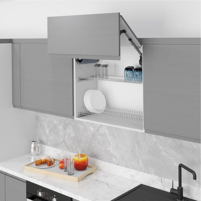 Emuca Escurreplatos para módulos altos Suprastar, módulo 900mm, Acero, Cromado 1 Emuca Escurreplatos para módulos altos Suprastar, módulo 900mm, Acero, Cromado 1