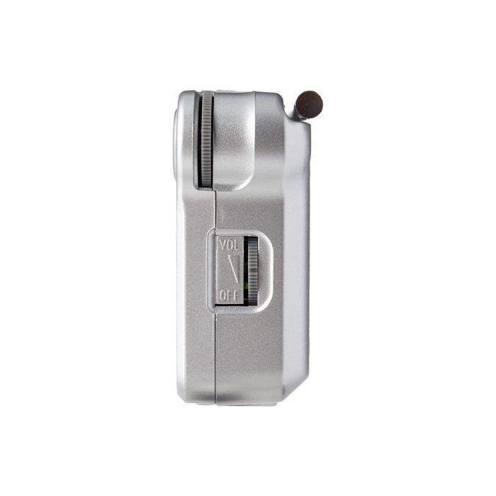 Panasonic Radio Portátil AM/FM Analógica, Altavoz, Entrada Auriculares, Plata 2