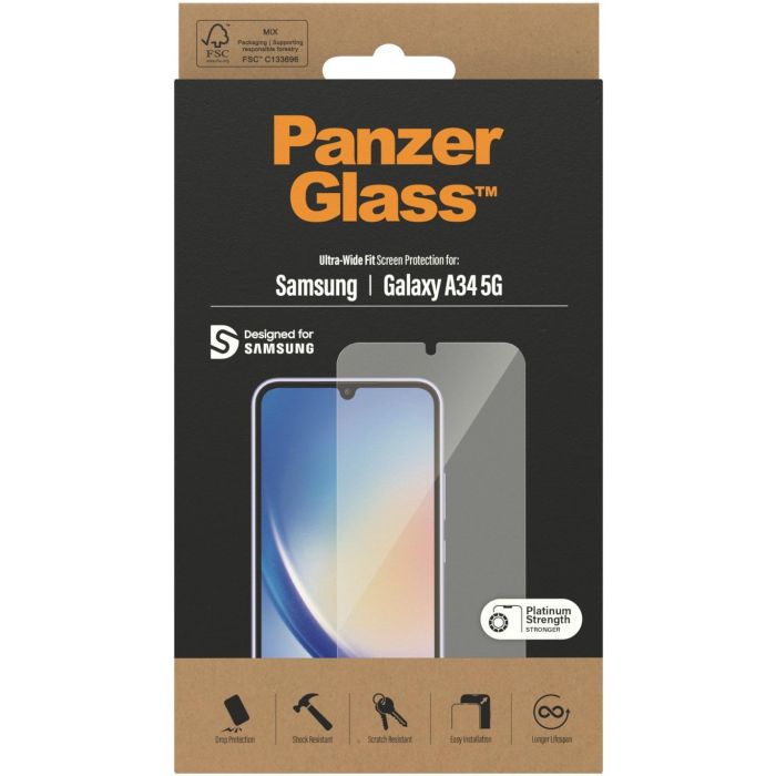 PanzerGlass Screen Protector Samsung Galaxy A34 5G UWF 2