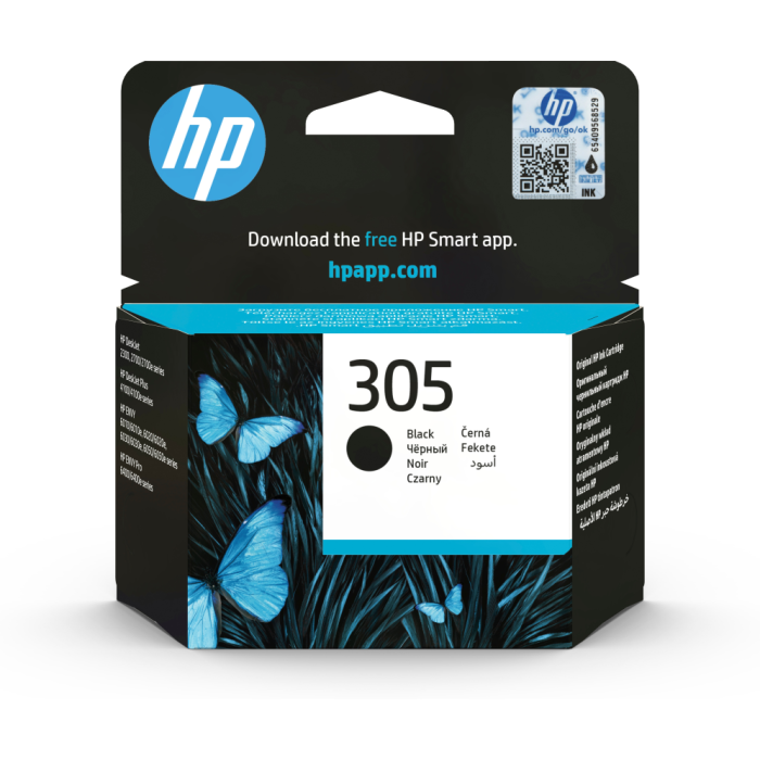 Hp Tinta Negro Deskjet 2300, 2700 Serie, Plus 4100, Envy 6000, Pro 6400, 4210E Nº 305 Hp Tinta Negro Deskjet 2300, 2700 Serie, Plus 4100, Envy 6000, Pro 6400, 4210E Nº 305