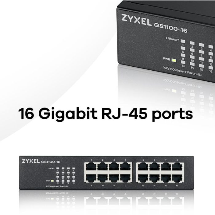 Switch ZyXEL GS1100-16-EU0103F 7 Switch ZyXEL GS1100-16-EU0103F 7