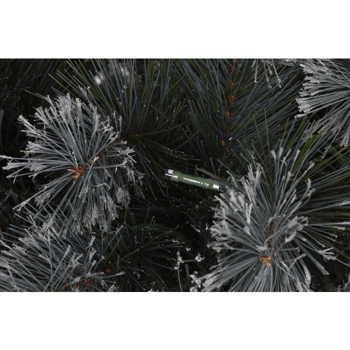 DKD Home Decor Árbol Navidad Moderna White dust Nevado Verde 100 x 100 x 150 cm LED 200 Leds 2