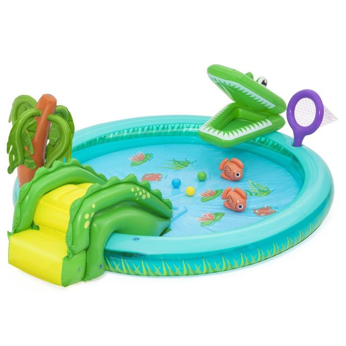 Bestway Piscina Hinchable Parque de Juegos Cocodrilo 224x181x72 cm +2 Años Jardin 53166 0 Bestway Piscina Hinchable Parque de Juegos Cocodrilo 224x181x72 cm +2 Años Jardin 53166 0