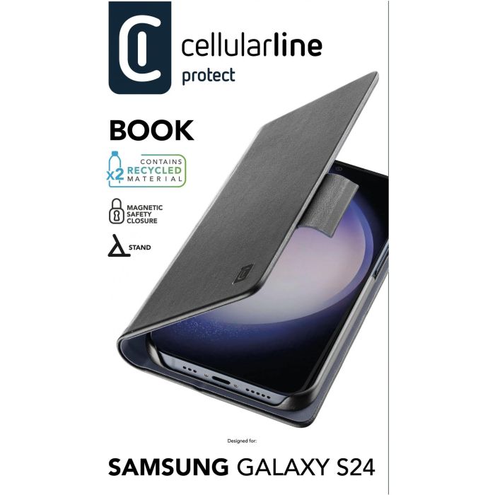 Cellularline Book Case fr Samsung S24 Black 2