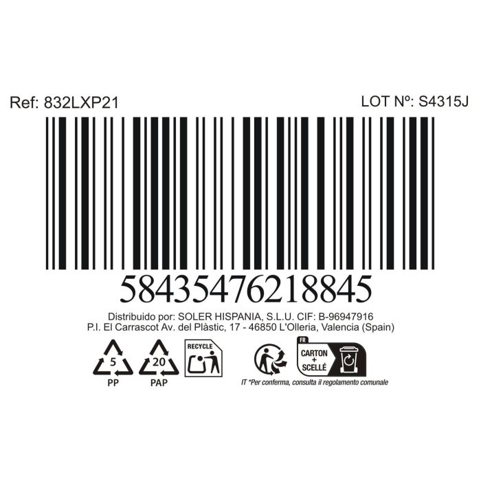 La Mediterranea Copa Sidari 350 cc Mora, 9 cm de diámetro x 17 cm de alto (36 Unidades) 5