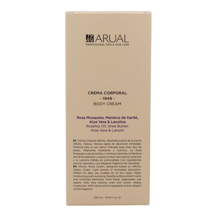 Arual Rosa Mosqueta Crema Corporal 500 ml