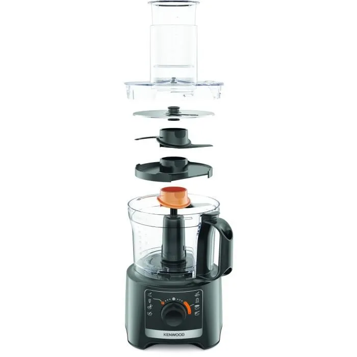 Kenwood Robot Multifunción FDP31.020GY - 800W - Bol 2.1L - 2 Velocidades + Pulso + Accesorios 2