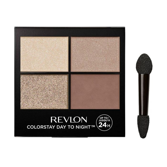 Revlon #500-Addictive Sombra de Ojos Cuarteto Colorstay 16 Horas Larga Duración, Oftalmológicamente Probada 4.8g 1 Revlon #500-Addictive Sombra de Ojos Cuarteto Colorstay 16 Horas Larga Duración, Oftalmológicamente Probada 4.8g 1