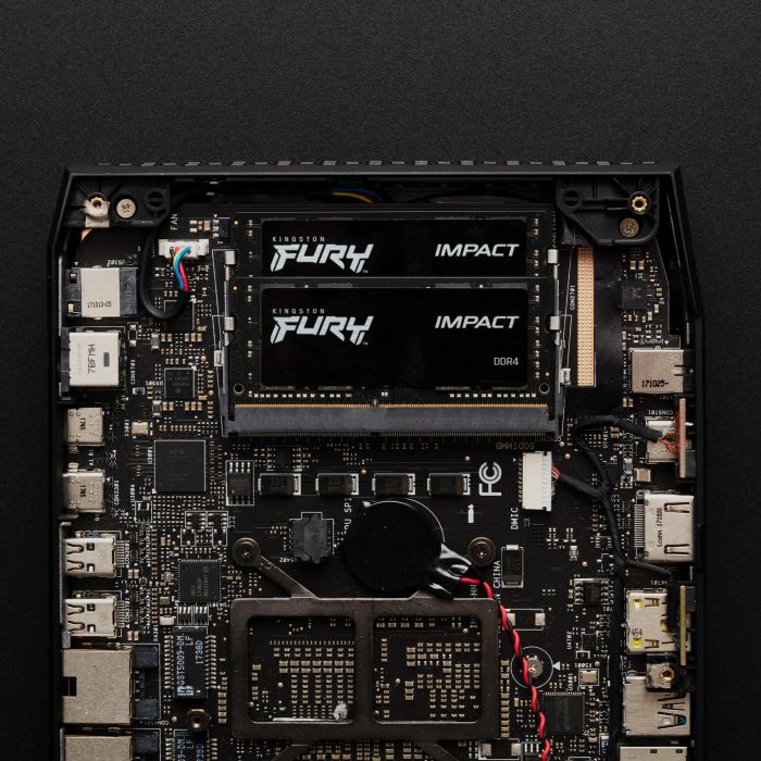 Kingston SO3200 FURY Impact Kit 64GB (2x32GB) DDR4 3200MT/s CL20 SODIMM para Portátil 8 Kingston SO3200 FURY Impact Kit 64GB (2x32GB) DDR4 3200MT/s CL20 SODIMM para Portátil 8