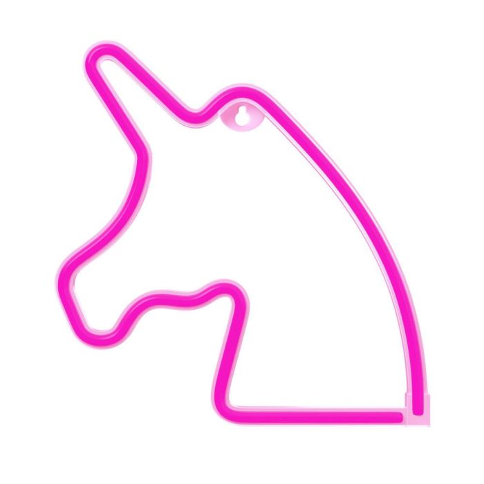 Forever Lampara Neon LED Unicornio Rosa - Iluminación Decorativa, Tecnología LED Eficiente, USB o Pilas AA, Ideal para Hogar o Negocios 2 Forever Lampara Neon LED Unicornio Rosa - Iluminación Decorativa, Tecnología LED Eficiente, USB o Pilas AA, Ideal para Hogar o Negocios 2