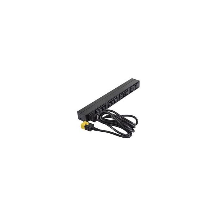 APC AP9565 Rack PDU Basic 1U Monofásico 230V Negro 12 Salidas AC